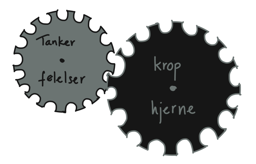 Som regel kan der ikke peges på en enkel årsag eller til en depressiv tilstand. Det vil som regel være en tilstand der, som et sæt tandhjul, påvirker alle dele af et menneske: hjerne, krop, tanker og følelser